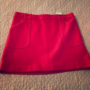 J. Crew pinkish/red skirt w/ pockets. Super cute!